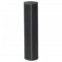 Tappeto Rettangolare Grigio 80x1000 cm in Bambù 376934