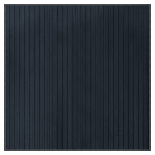 Tappeto Quadrato Grigio 100x100 cm in Bambù 376940