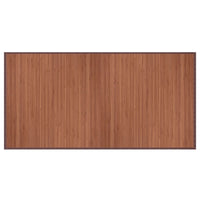 Tappeto Rettangolare Marrone 100x200 cm in Bambù