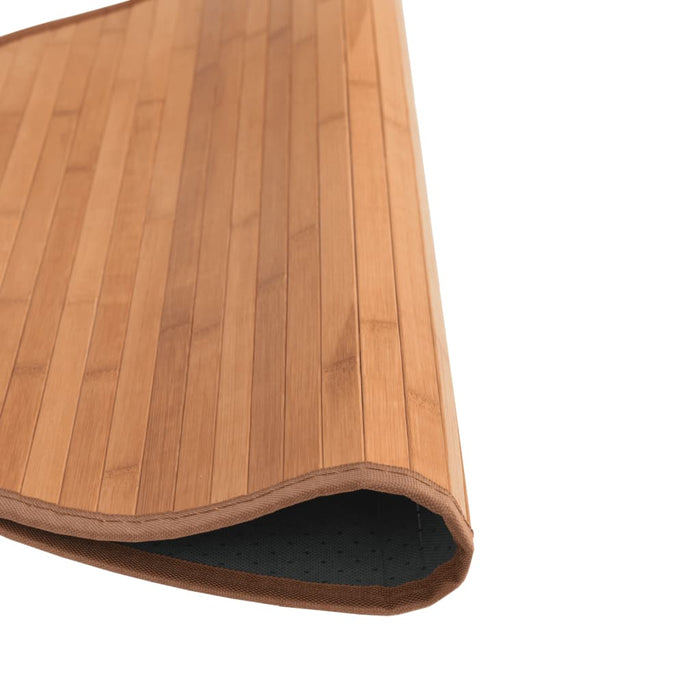 Tappeto Rotondo Naturale 60 cm in Bambù