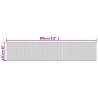 Divisorio Ambienti Bianco 165x800 cm in Bambù 377017