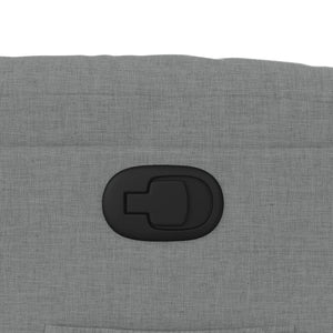 Poltrona Reclinabile in Tessuto Grigio Chiaro 374147