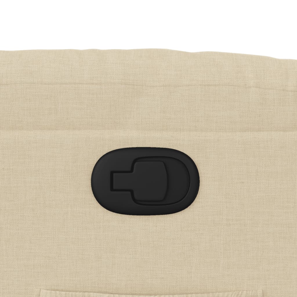 Poltrona Reclinabile in Tessuto Crema 374155