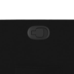 Poltrona Reclinabile in Tessuto Nero 374167