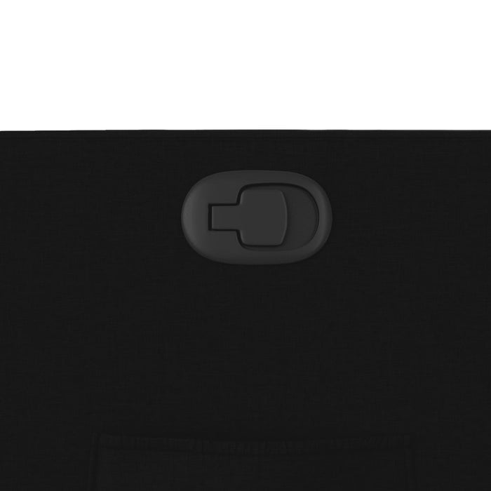 Poltrona Reclinabile in Tessuto Nero 374167