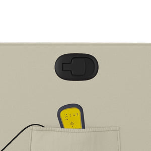 Poltrona da Massaggiante Reclinabile Crema Similpelle 374191