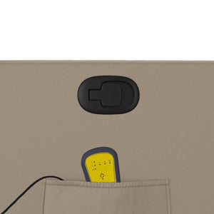 Poltrona Massaggiante Reclinabile cappuccino in Similpelle 374196