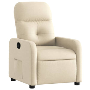 Poltrona Reclinabile in Tessuto Cremacod mxl 108132