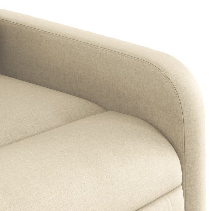 Poltrona Reclinabile in Tessuto Crema 374205