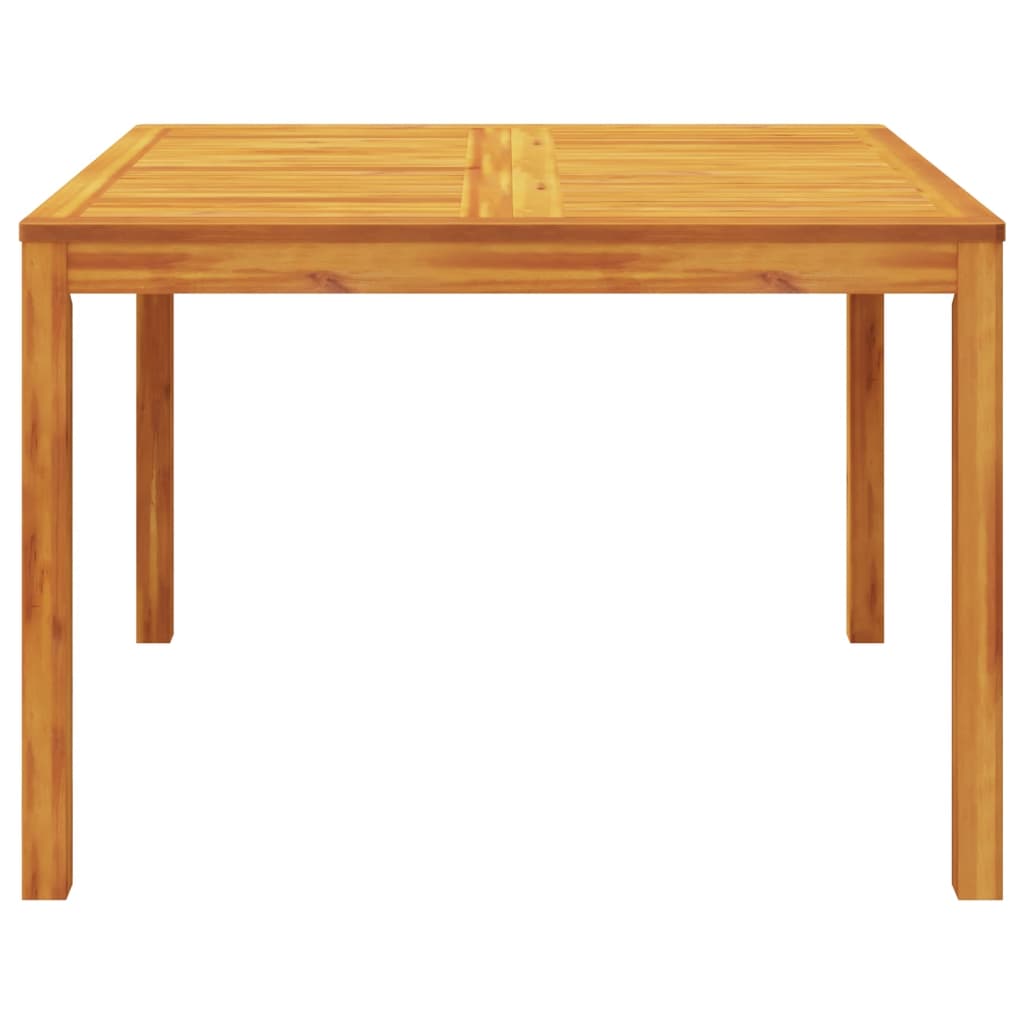 Tavolo da Pranzo da Giardino 110x110x75cm Legno Massello Acacia