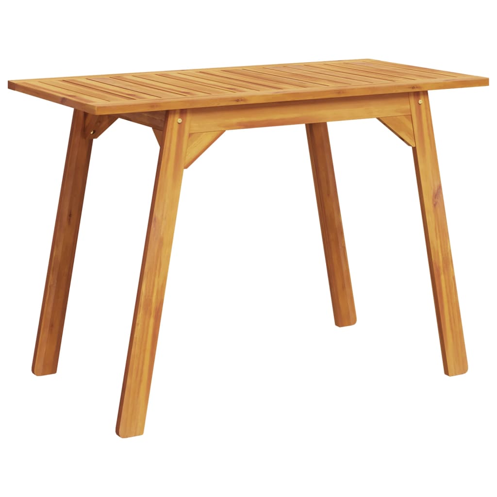 Tavolo da Pranzo da Giardino 110x56x75 cm Legno Massello Acaciacod mxl 114075
