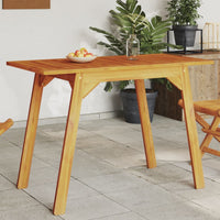 Tavolo da Pranzo da Giardino 110x56x75 cm Legno Massello Acaciacod mxl 114075