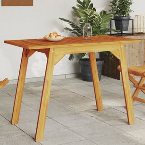 Tavolo da Pranzo da Giardino 110x56x75 cm Legno Massello Acaciacod mxl 114075