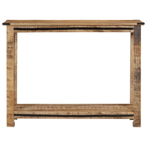 vidaXL Tavolo Consolle 100x35x75 cm in Legno Massello di Mango
