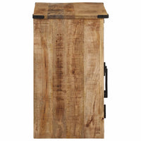 Credenza con 2 Cassetti 55x35x60 cm Legno Massello di Mango 374060