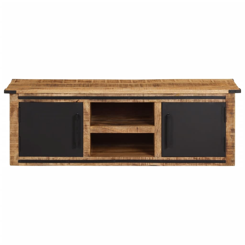 Mobile Porta TV con Ante 105x35x36cm in Legno Massello di Mango 374062