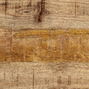 vidaXL Carrello da Cucina 60x40x80 cm Legno Massello di Mango Grezzo