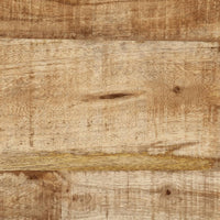 Tavolino da Salotto 55x55x45 cm Legno Massello di Mango Grezzo 374068