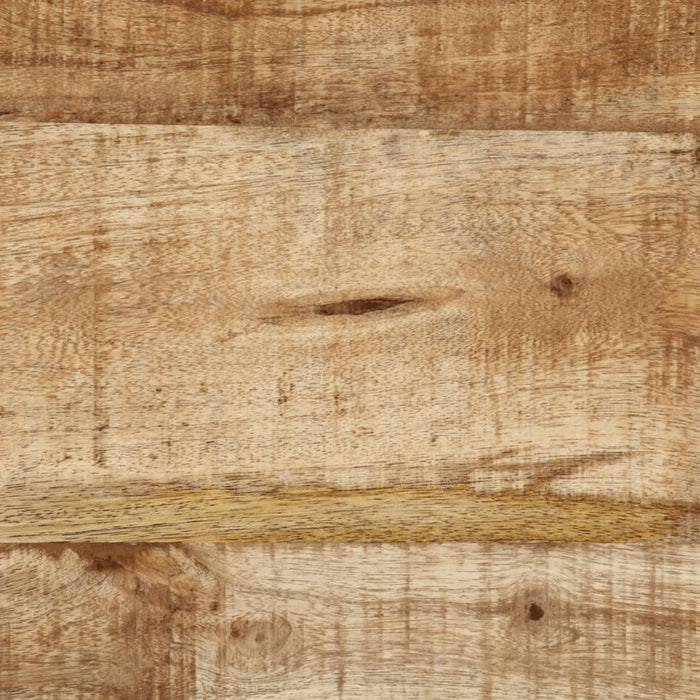 Tavolino da Salotto 55x55x45 cm Legno Massello di Mango Grezzo 374068