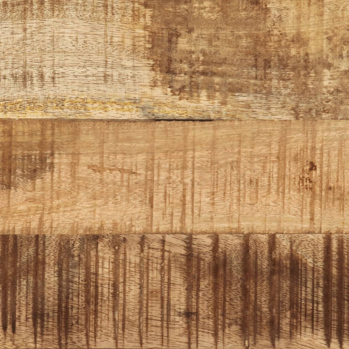 vidaXL Tavolino 100x50x35 cm in Legno Massello di Mango Grezzo