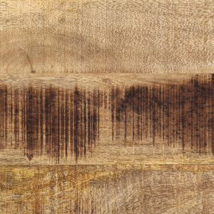 Tavolo Consolle 70x35x70 cm in Legno Massello di Mango Grezzo