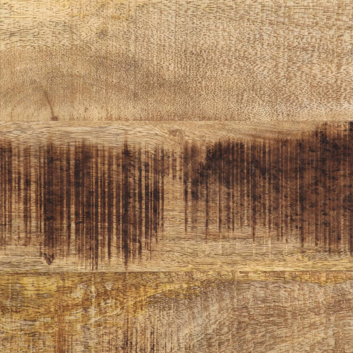 Tavolo Consolle 70x35x70 cm in Legno Massello di Mango Grezzo