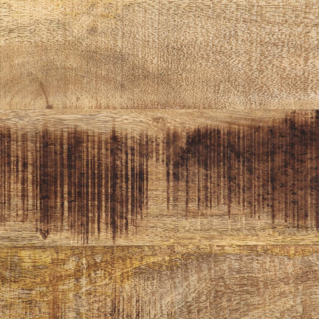 Tavolo Consolle 70x35x70 cm in Legno Massello di Mango Grezzo 374070