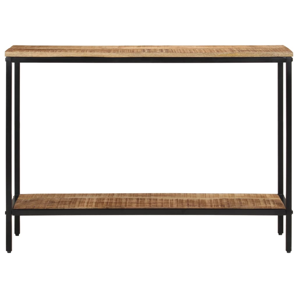 vidaXL Tavolo Consolle 100x35x70 cm in Legno Massello di Mango Grezzo