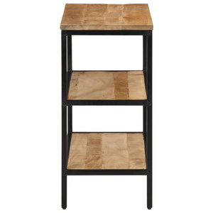 Tavolo Consolle 70x35x70 cm in Legno Massello di Mango Grezzo 374072