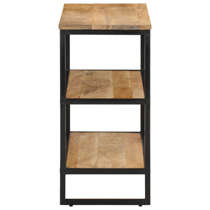vidaXL Tavolo Consolle 70x35x70 cm in Legno Massello di Mango Grezzo