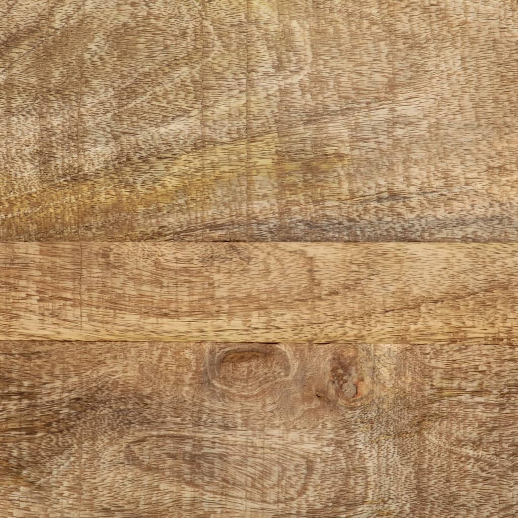 vidaXL Tavolo Consolle 70x35x70 cm in Legno Massello di Mango Grezzo