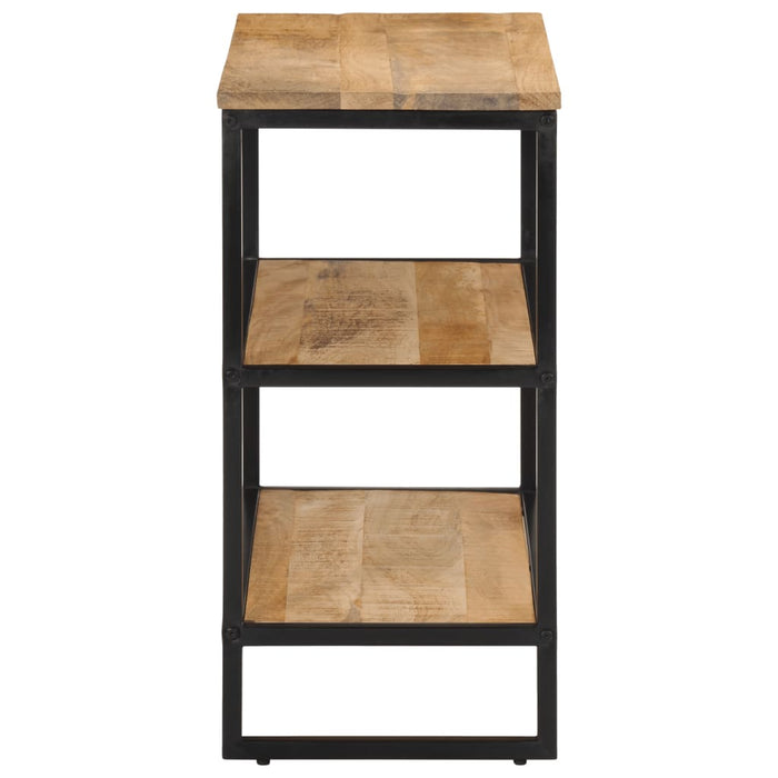 Tavolo Consolle 100x35x70 cm in Legno Massello di Mango Grezzo 374075