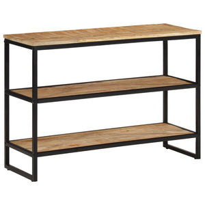 Tavolo Consolle 100x35x70 cm in Legno Massello di Mango Grezzo 374075