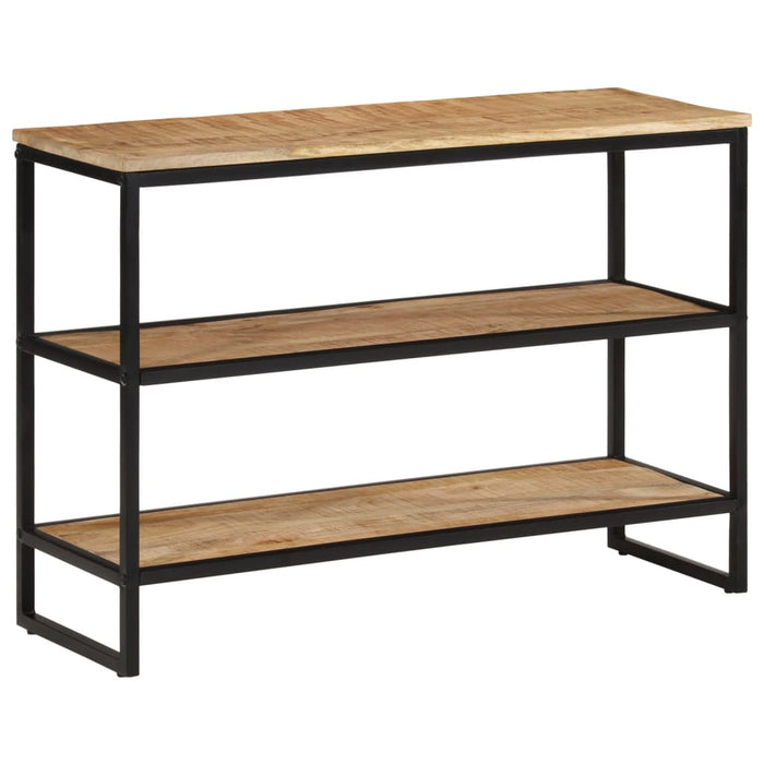Tavolo Consolle 100x35x70 cm in Legno Massello di Mango Grezzo 374075