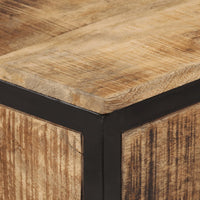 Tavolo Consolle 100x35x70 cm in Legno Massello di Mango Grezzo 374077