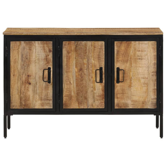 vidaXL Credenza 105x35x70 cm in Legno Massello di Mango Grezzo