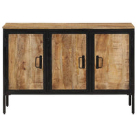 vidaXL Credenza 105x35x70 cm in Legno Massello di Mango Grezzo