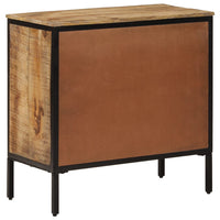 Credenza 70x35x70 cm in Legno Massello di Mango Grezzo 374081