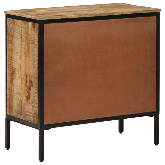 Credenza 70x35x70 cm in Legno Massello di Mango Grezzo 374081
