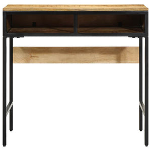 Scrivania  80x50x75 cm in legno massello di mango grezzo 374087