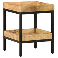 Tavolo laterale Marrone 35 x 35 x 45 cm legno massello di mango 374089
