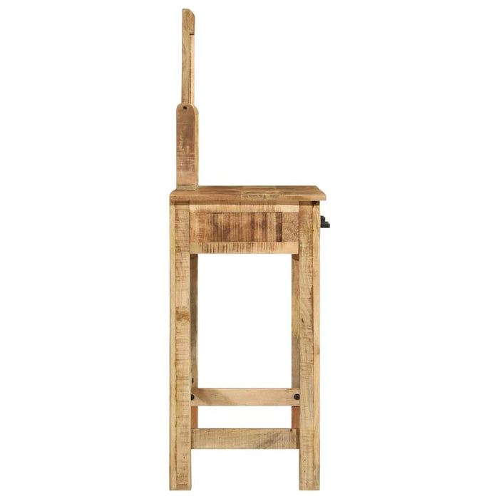 Tavolo da Trucco con cassetto Marrone 100 x 40 x 120 cm 374096