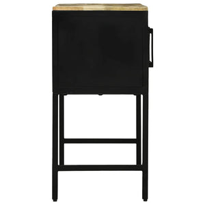 Tavolo consolle con cassetto con porta Marrone 100 x 35 x 70 cm 374101