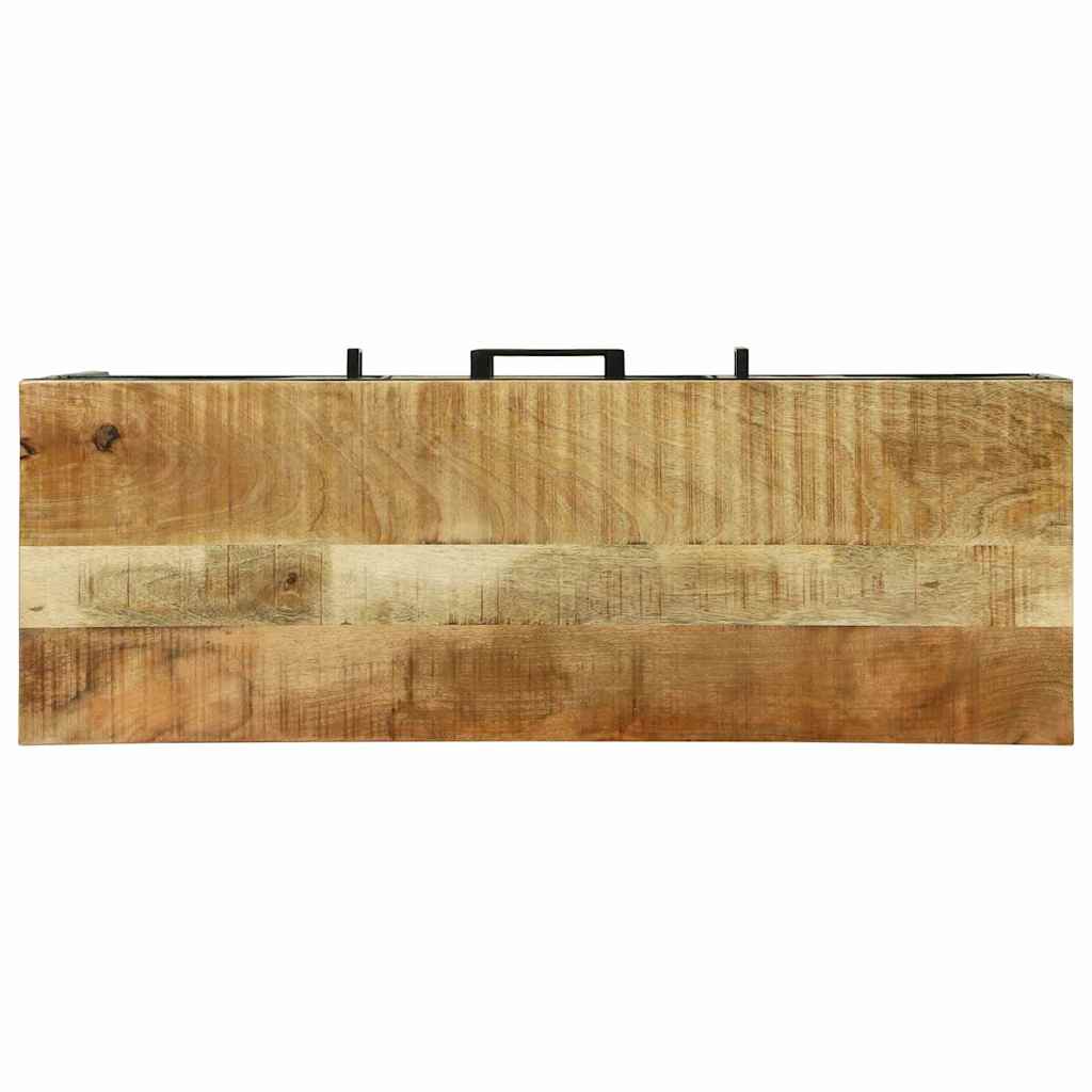 Tavolo consolle con cassetto con porta Marrone 100 x 35 x 70 cm 374101