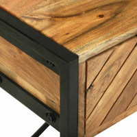 Tavolo da Trucco con cassetto Marrone 100 x 40 x 120 cm 374115