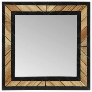 Specchi  2 pz 50x2x50 cm Legno Solido Acacia 374116