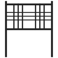 Testiera in Metallo Nero 75 cm 376350