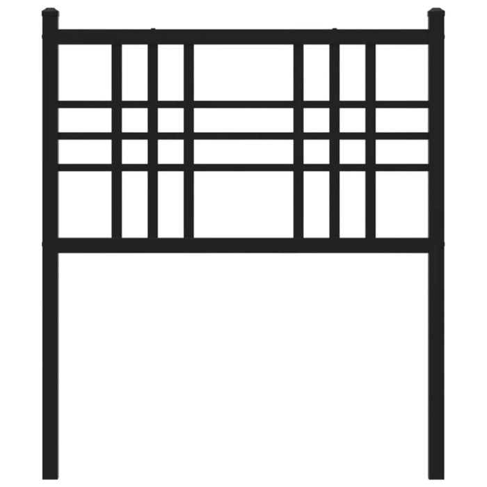 Testiera in Metallo Nero 75 cm 376350