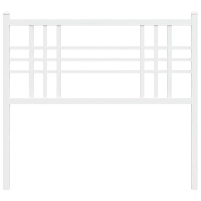 Testiera in Metallo Bianco 107 cm 376403