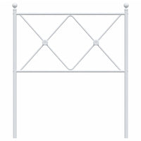 Testiera in Metallo Bianco 75 cm 376577